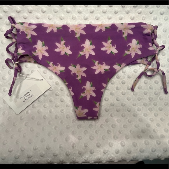 NWT Fleur Swim Calla Bottom in Lilac Lily - Picture 7 of 7